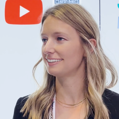 Headshot of a woman giving a testimonial